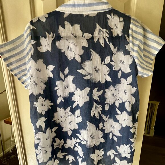 Acne Studios Mixed Print Button Down - Picture 7 of 7